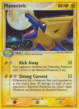 Manectric 008  - Holofoil Crystal Guardians - Holo Rare