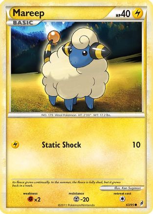 Mareep 063  - Reverse Holofoil Call of Legends - Common