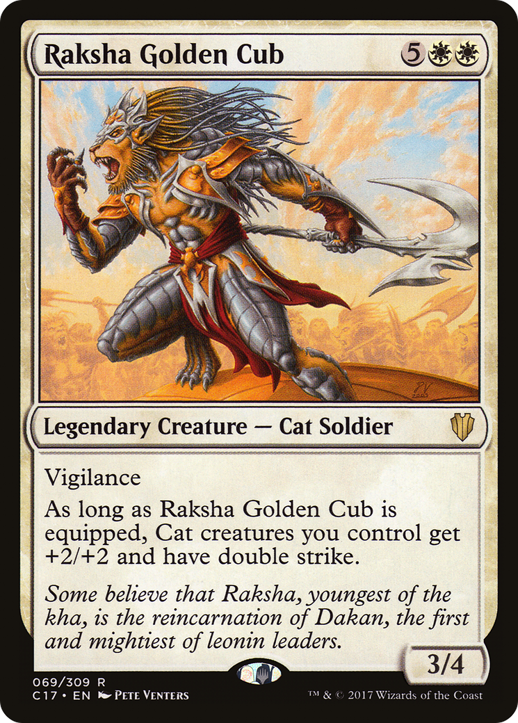 Raksha Golden Cub (C17-069) - Commander 2017