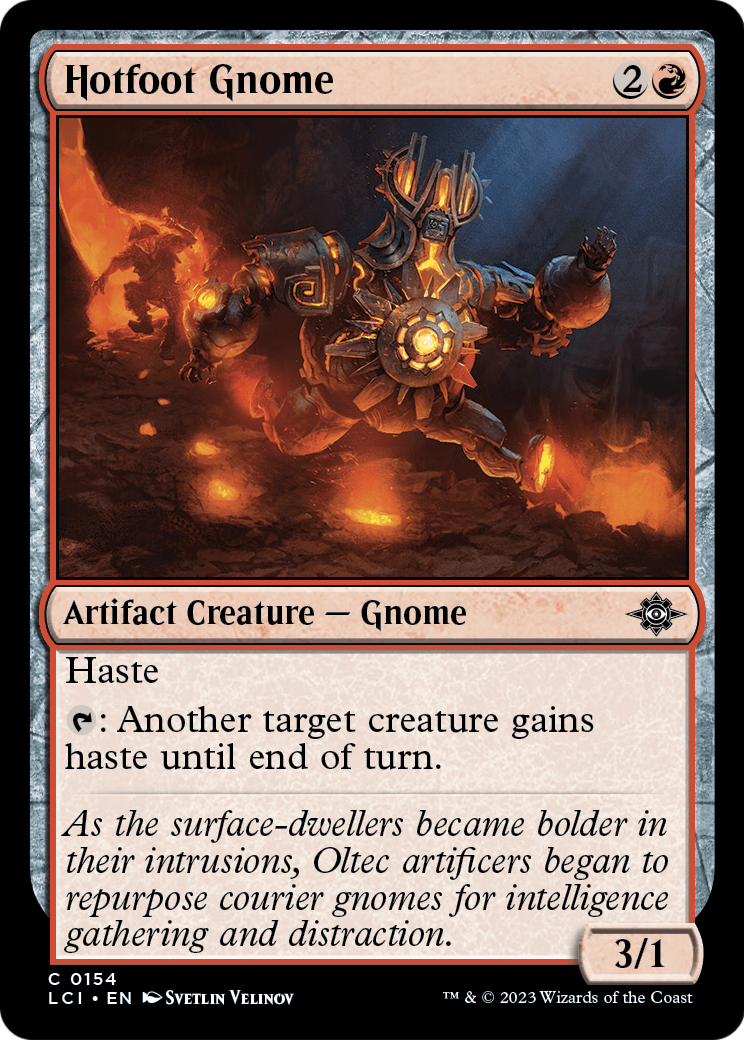 Hotfoot Gnome (LCI-154) - The Lost Caverns of Ixalan