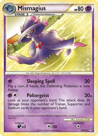 Mismagius  - Reverse Holofoil Call of Legends - Rare