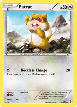 Patrat (110)  - Reverse Holofoil Plasma Storm - Common