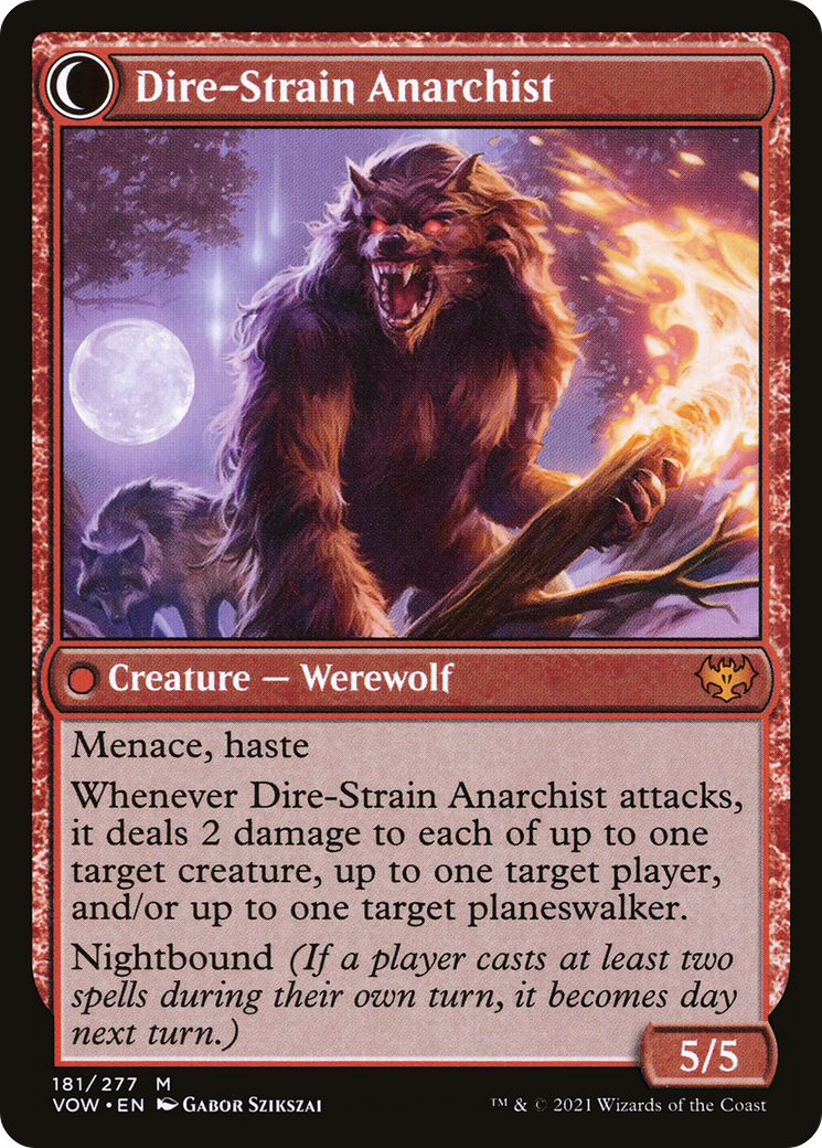 Volatile Arsonist (VOW-181) - Innistrad: Crimson Vow: (Double Faced Transform)