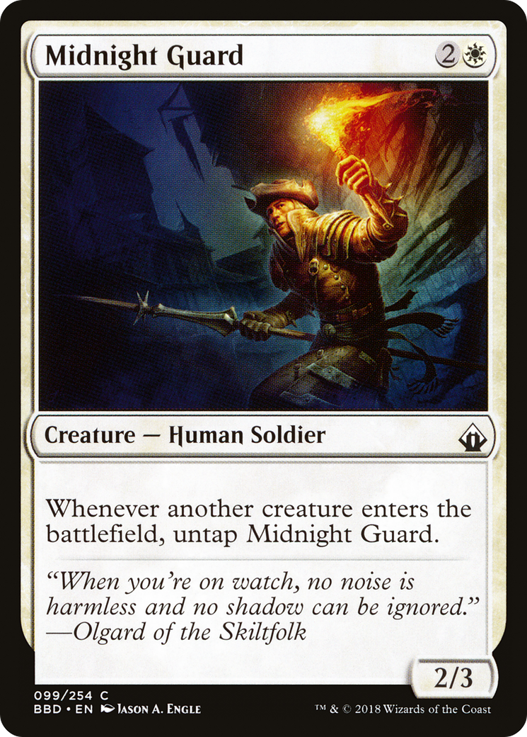 Midnight Guard (BBD-099) - Battlebond Foil