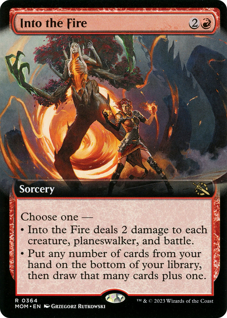 Into the Fire (Extended Art) (MOM-364) - March of the Machine: (Extended Art)