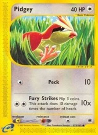 Pidgey  - Reverse Holofoil Expedition - Common