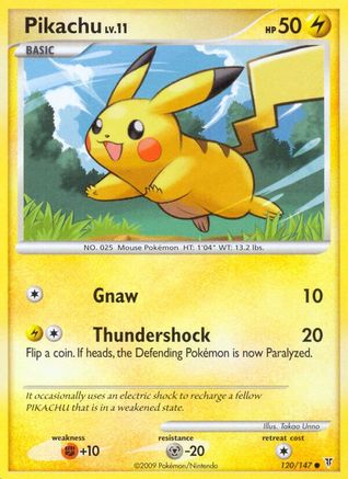 Pikachu 120  - Reverse Holofoil Supreme Victors - Common