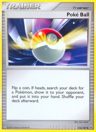Poke Ball  - Reverse Holofoil Platinum - Uncommon