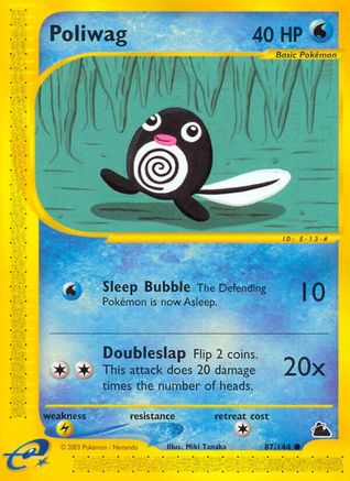 Poliwag  - Reverse Holofoil Skyridge - Common