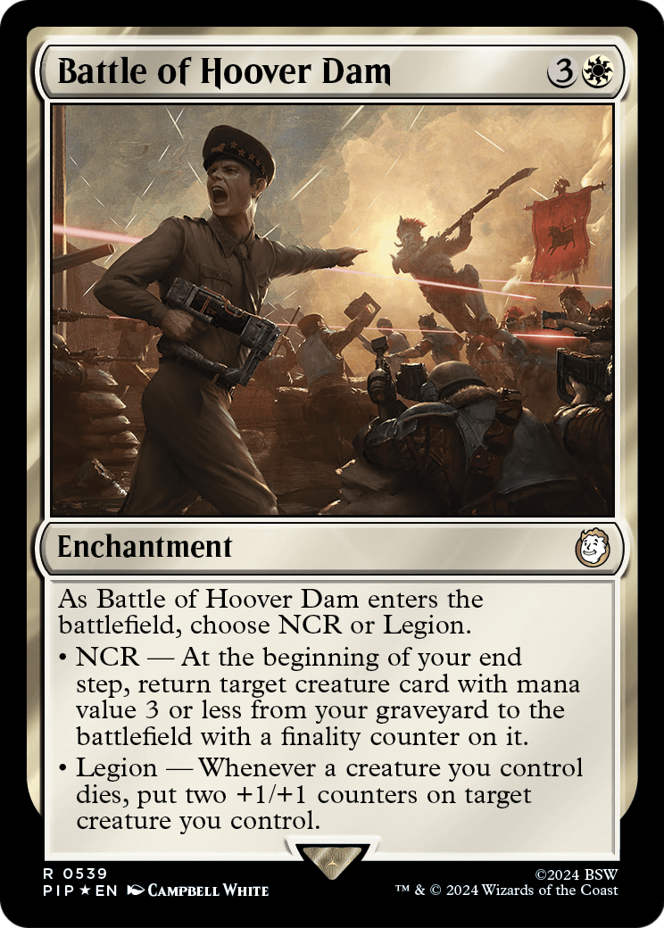 Battle of Hoover Dam (Surge Foil) (PIP-539) - Fallout Foil