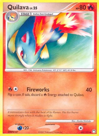 Quilava  - Reverse Holofoil Mysterious Treasures - Uncommon