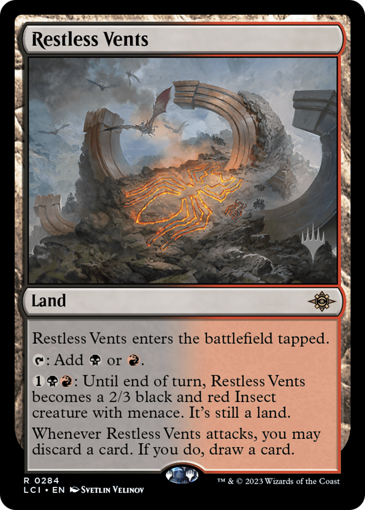 Restless Vents (PPLCI-284) - The Lost Caverns of Ixalan Promos Foil