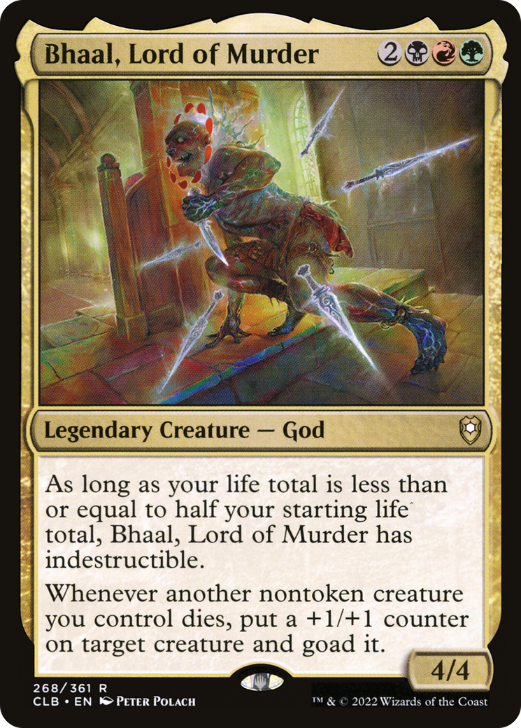 Bhaal, Lord of Murder (CLB-268) - Commander Legends: Battle for Baldur's Gate Foil