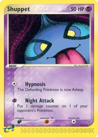 Shuppet  - Reverse Holofoil Dragon - Uncommon