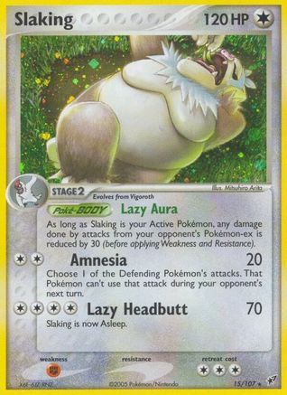 Slaking  Deoxys - Holo Rare