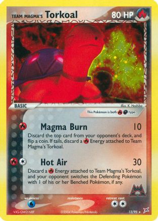 Team Magma's Torkoal  - Reverse Holofoil Team Magma vs Team Aqua - Holo Rare