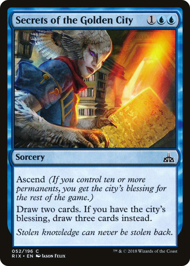 Secrets of the Golden City (RIX-052) - Rivals of Ixalan
