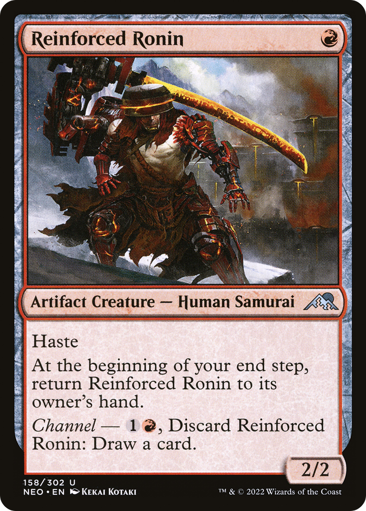 Reinforced Ronin (NEO-158) - Kamigawa: Neon Dynasty