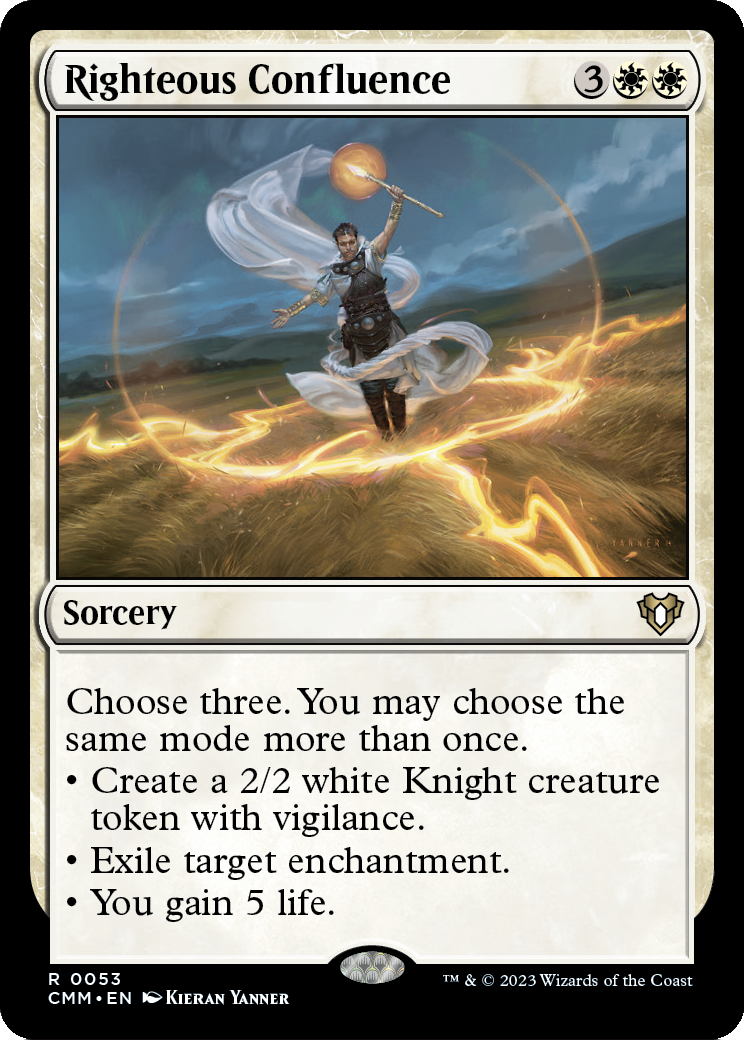 Righteous Confluence (CMM-053) - Commander Masters