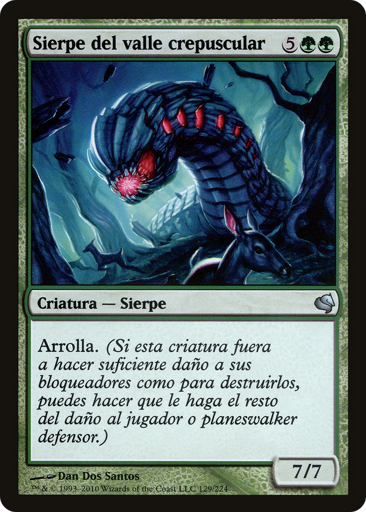 Duskdale Wurm (Spanish) - "Sierpe del valle crepuscular" (PS11-129) - Salvat 2011