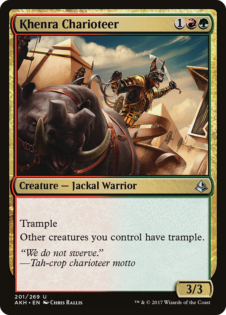 Khenra Charioteer (AKH-201) - Amonkhet Foil