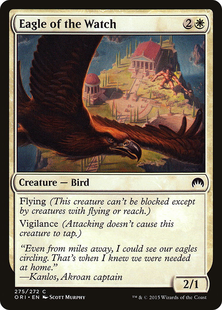 Eagle of the Watch (ORI-275) - Magic Origins Foil