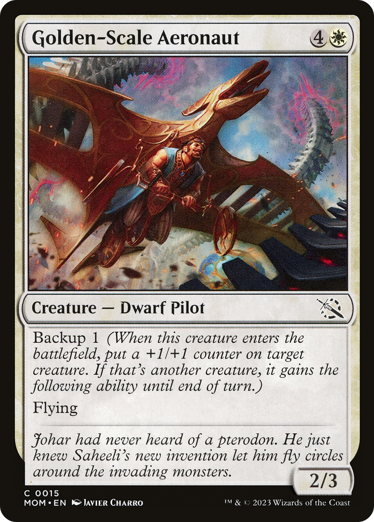 Golden-Scale Aeronaut (MOM-015) - March of the Machine