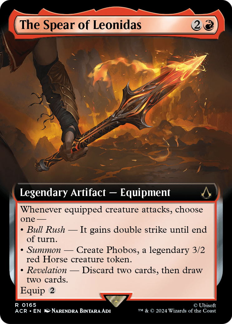 The Spear of Leonidas (Extended Art) (ACR-165) - Assassin's Creed: (Extended Art)