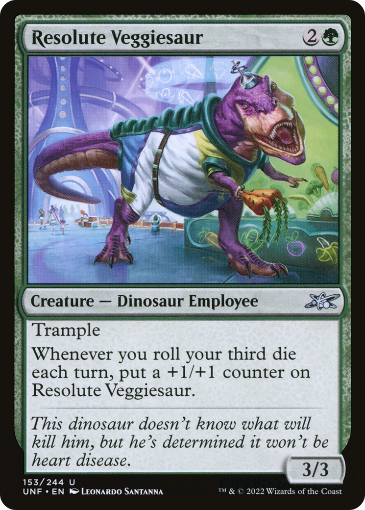 Resolute Veggiesaur (UNF-153) - Unfinity