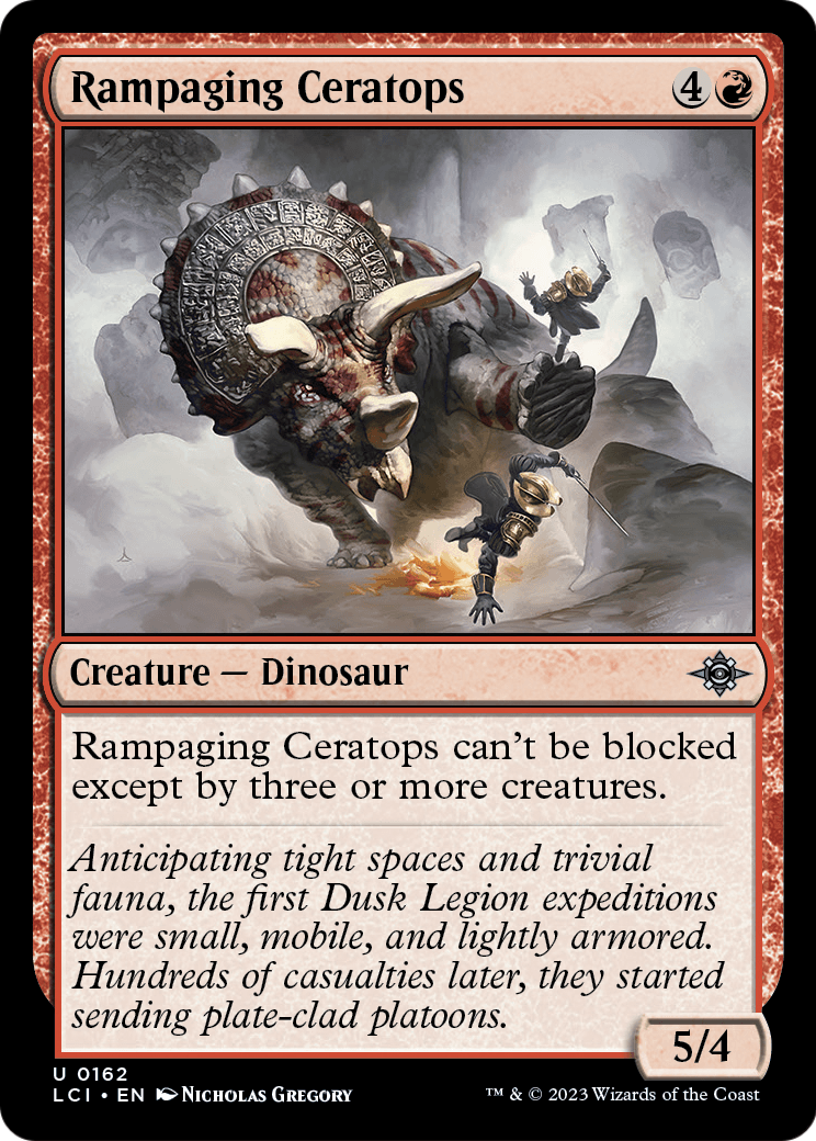 Rampaging Ceratops (LCI-162) - The Lost Caverns of Ixalan