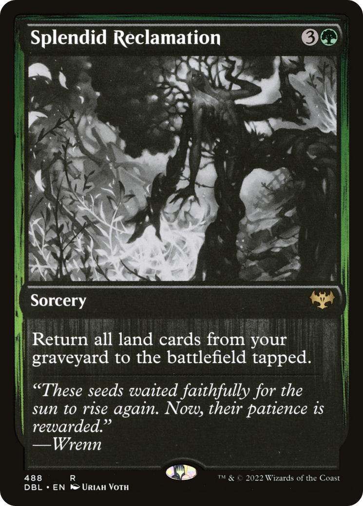 Splendid Reclamation (DBL-488) - Innistrad: Double Feature Foil