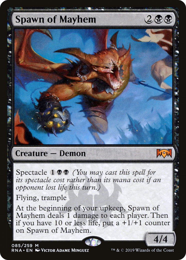Spawn of Mayhem (RNA-085) - Ravnica Allegiance Foil