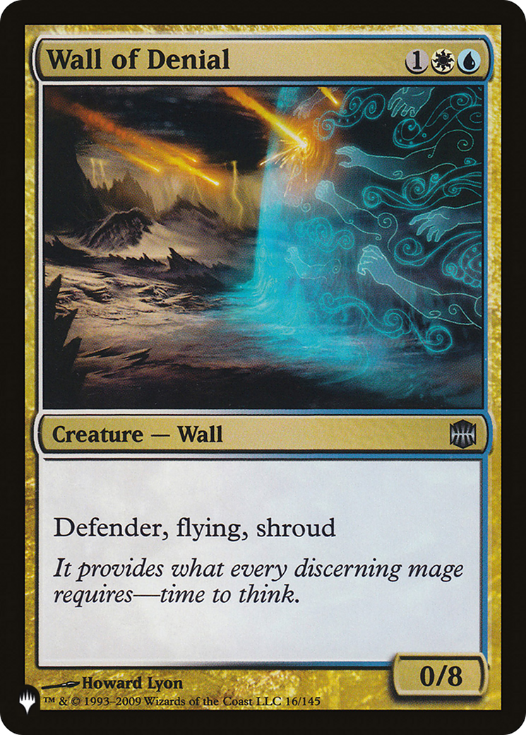 Wall of Denial (LIST-ARB-16) - The List