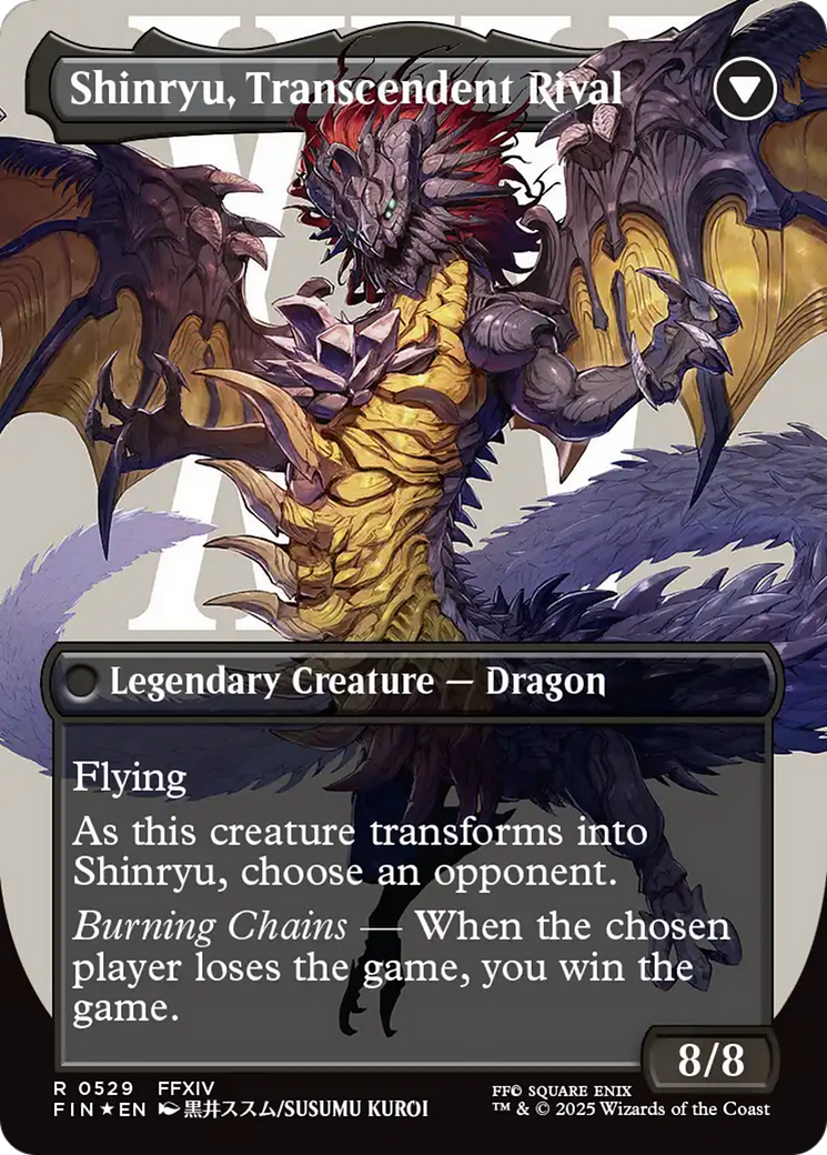 Zenos yae Galvus (Borderless) (Surge Foil) (FIN-529) - FINAL FANTASY Foil