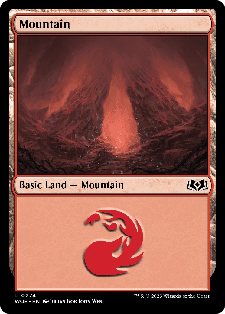 Mountain (0274) (WOE-274) - Wilds of Eldraine
