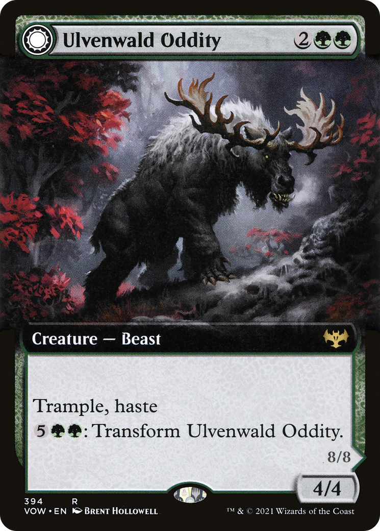Ulvenwald Oddity (Extended Art) (VOW-394) - Innistrad: Crimson Vow: (Extended Art, Double Faced Transform) Foil
