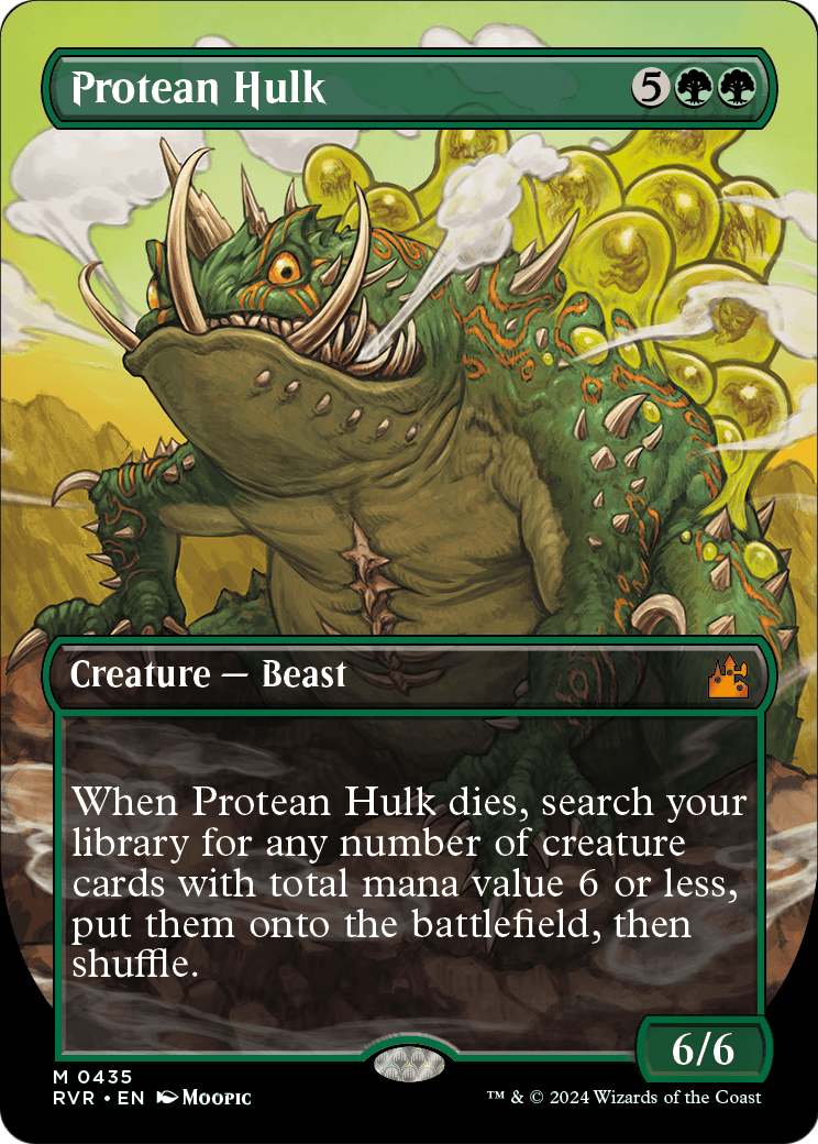 Protean Hulk (Anime Borderless) (RVR-435) - Ravnica Remastered Foil