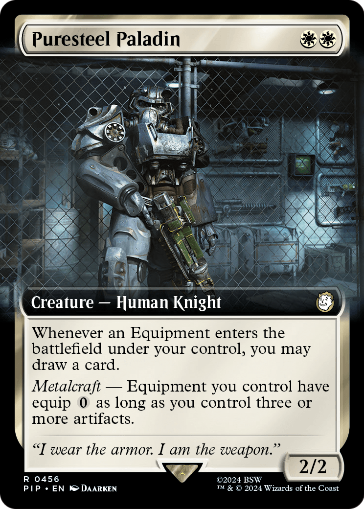 Puresteel Paladin (Extended Art) (PIP-456) - Fallout: (Extended Art)