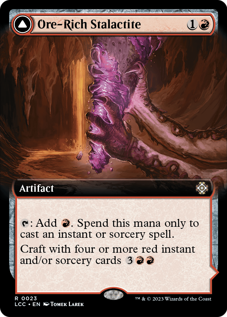 Ore-Rich Stalactite (Extended Art) (LCC-023) - The Lost Caverns of Ixalan Commander: (Extended Art) Foil