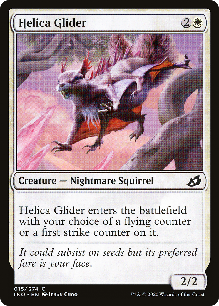 Helica Glider (IKO-015) - Ikoria: Lair of Behemoths Foil