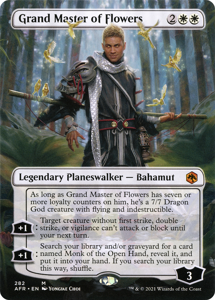 Grand Master of Flowers (Borderless) (AFR-282) - Adventures in the Forgotten Realms