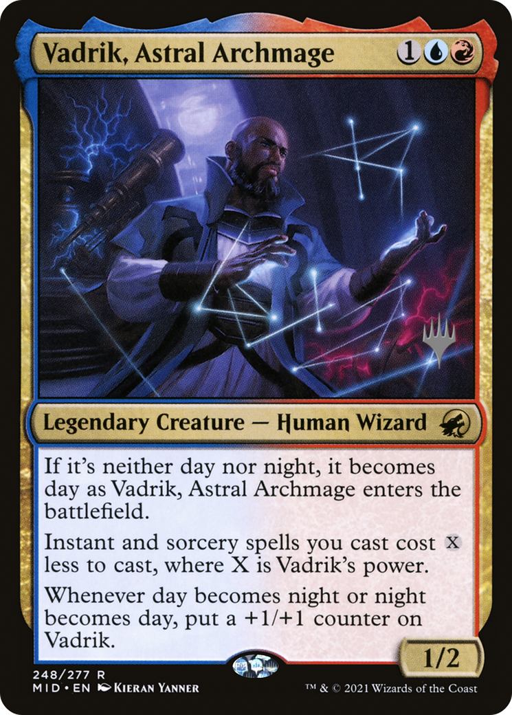 Vadrik, Astral Archmage (PPMID-248) - Innistrad: Midnight Hunt Promos Foil