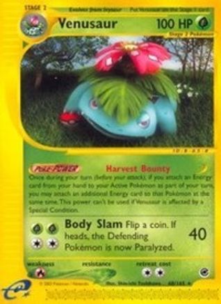 Venusaur (68)  - Reverse Holofoil Expedition - Rare