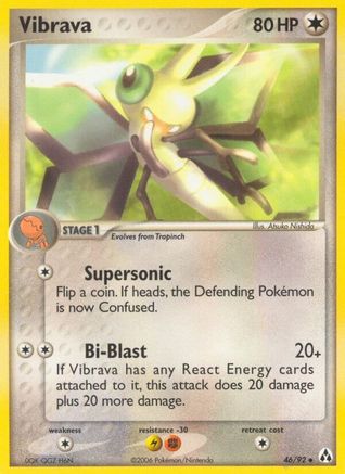 Vibrava  - Reverse Holofoil Legend Maker - Uncommon