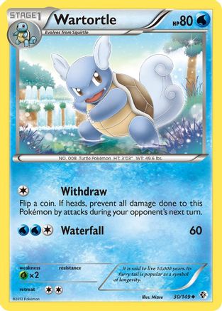 Wartortle 030  Boundaries Crossed - Uncommon