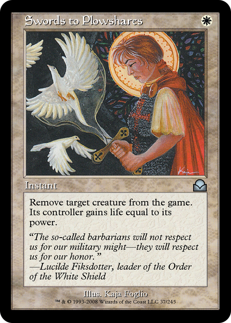 Swords to Plowshares (ME2-037) - Masters Edition II Foil