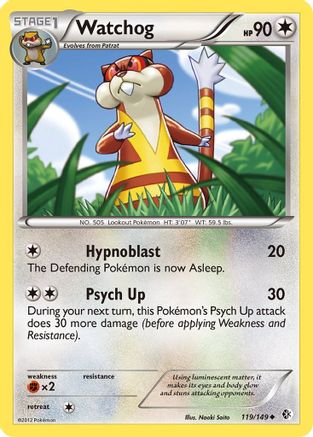 Watchog  - Reverse Holofoil Boundaries Crossed - Uncommon