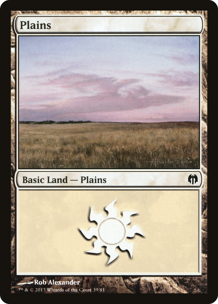 Plains (39) (DDL-039) - Duel Decks: Heroes vs. Monsters