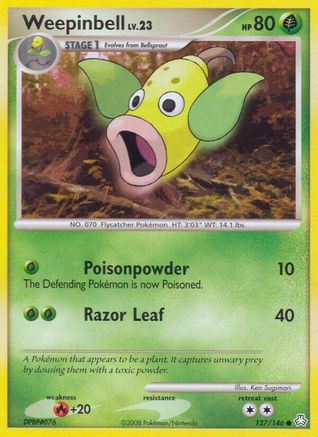 Weepinbell  - Reverse Holofoil Legends Awakened - Common