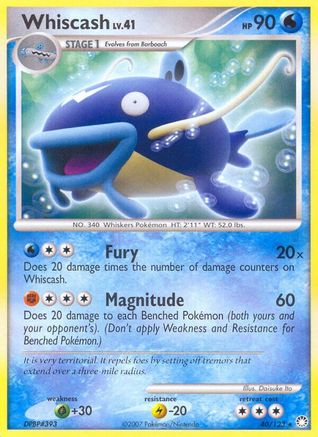 Whiscash  Mysterious Treasures - Rare
